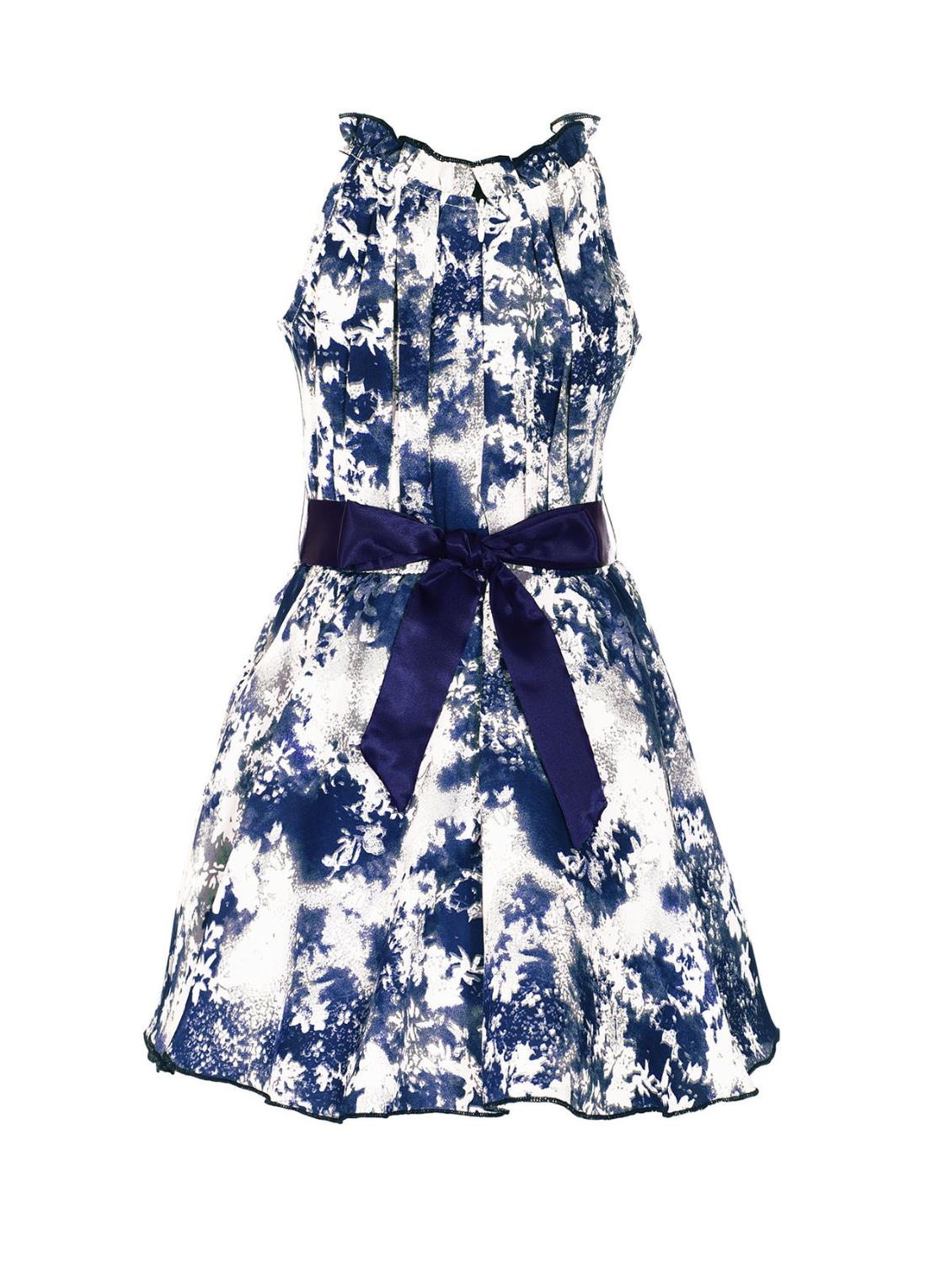 blue polyester frock - 14555867 - Zoom Image - 2