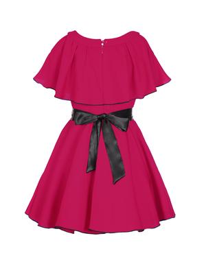 pink polyester frock - 14555869 - Standard Image - 2