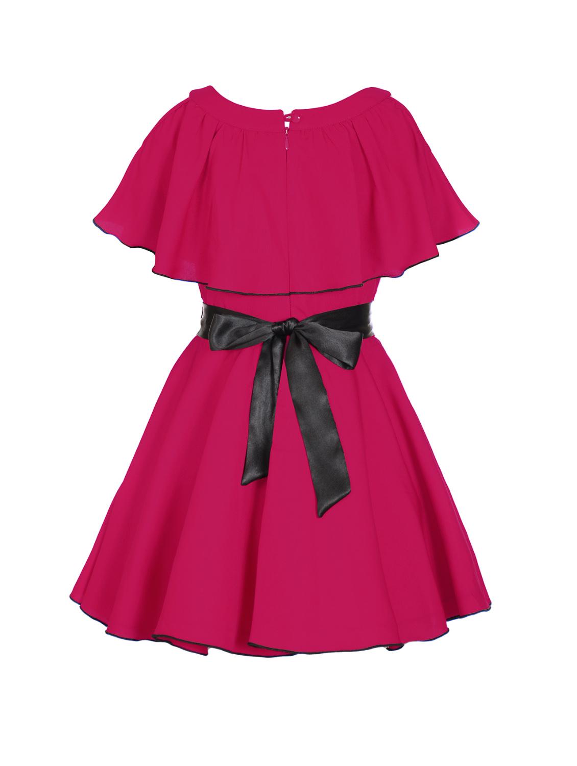 pink polyester frock - 14555869 - Zoom Image - 2
