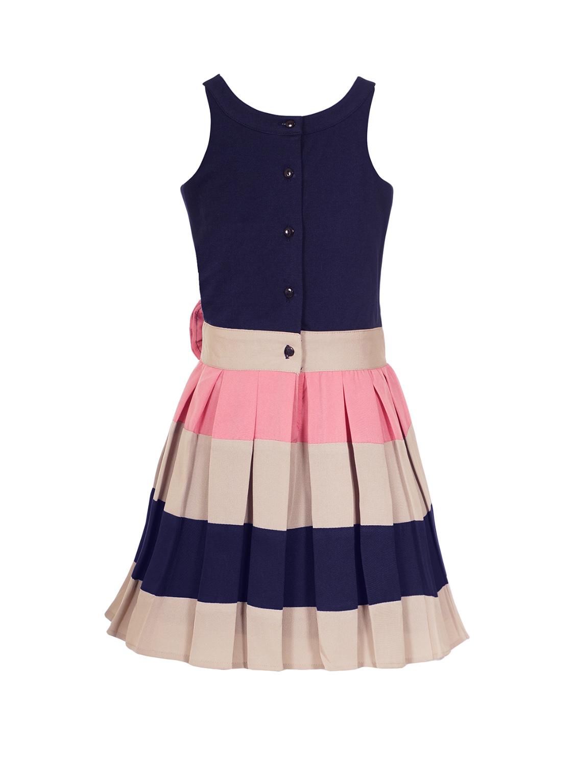 navy blue polyester frock - 14555879 - Zoom Image - 2