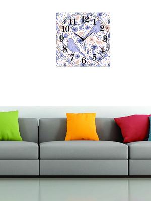mdf square shape analog wall clock - 14558617 - Standard Image - 2