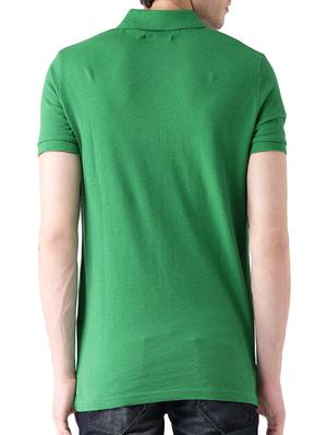green polyester polo t-shirt - 14559818 - Standard Image - 2