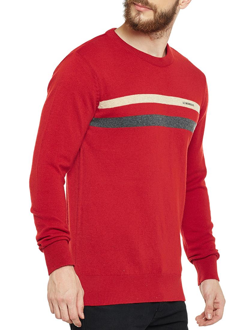 red wooll pullover - 14561628 - Zoom Image - 2