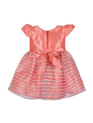 pink polyester frock - 14566882 - Standard Image - 2