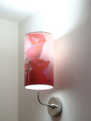 Pink Rose Wall Lamp - 14573746 - Standard Image - 2