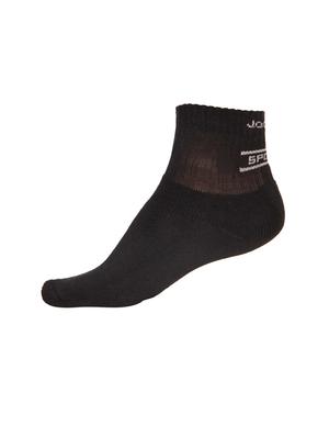black cotton ankle length sock - 14581851 - Standard Image - 2