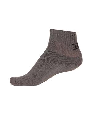 grey cotton ankle length sock - 14581852 - Standard Image - 2