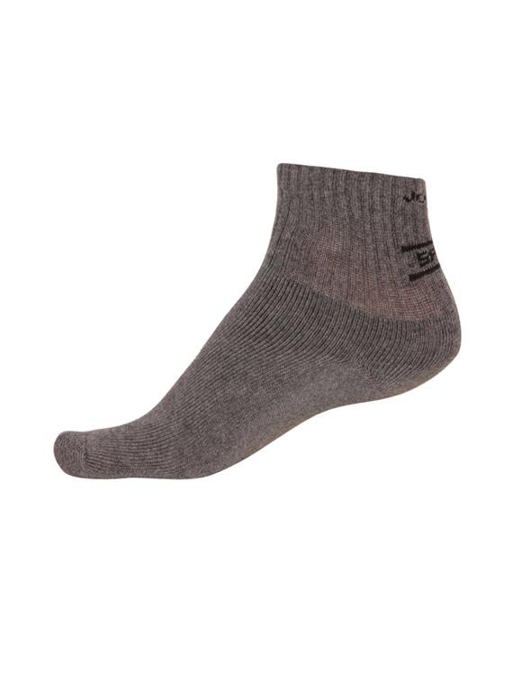 grey cotton ankle length sock - 14581852 - Zoom Image - 2