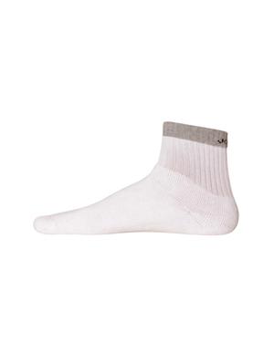 white cotton ankle length sock - 14581854 - Standard Image - 2