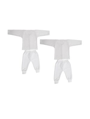 white cotton blend thermal - 14588094 - Standard Image - 2