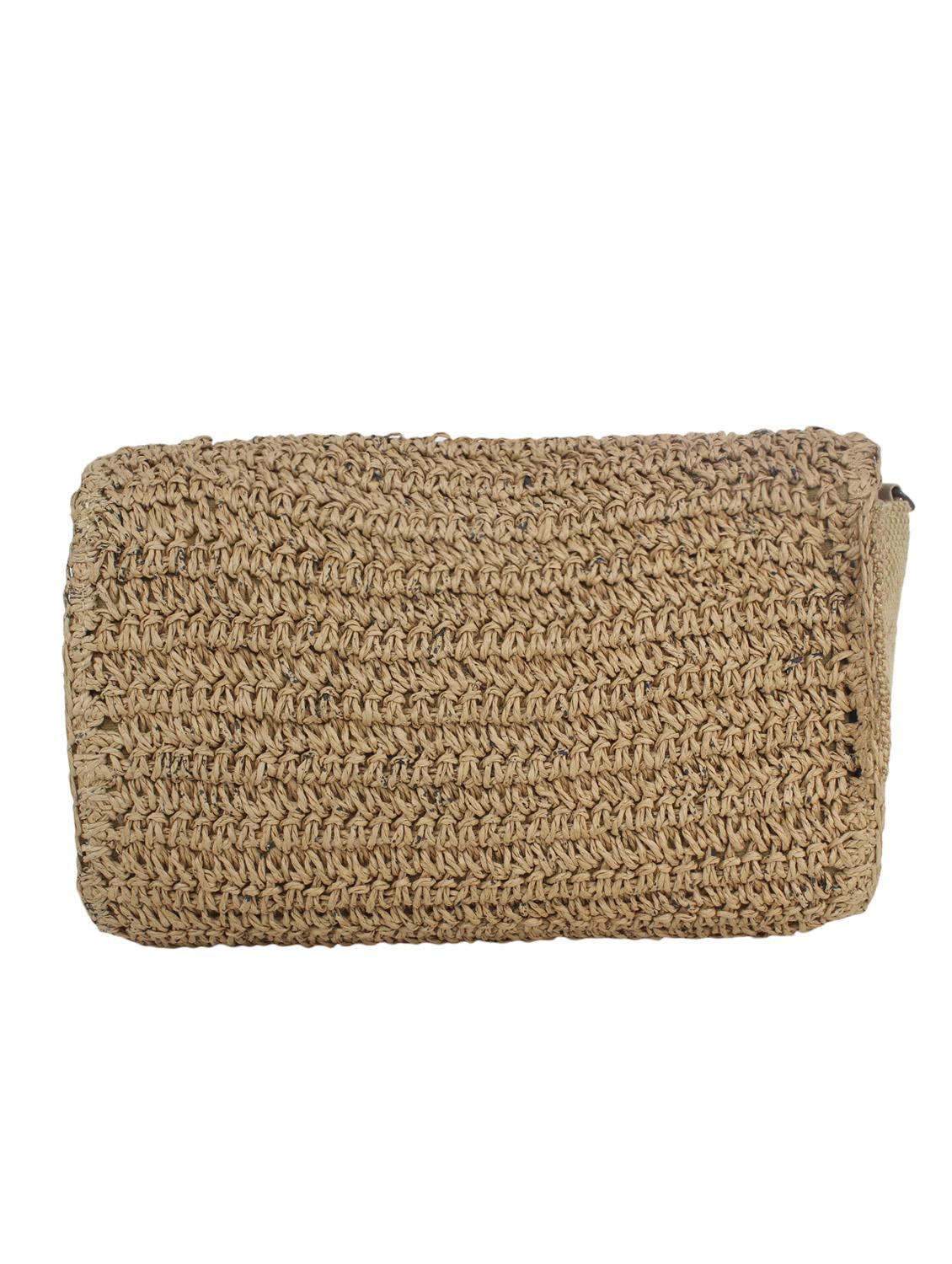 brown cotton box clutch - 14590221 - Zoom Image - 2