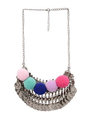 silver metal necklace - 14590324 - Standard Image - 2