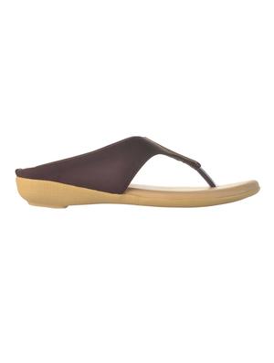 brown toe separator slippers - 14591641 - Standard Image - 2