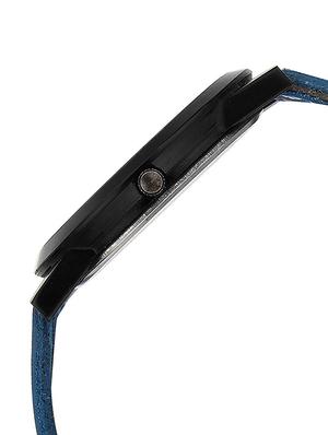 Golden Bell Original Blue Dial Blue Denim Strap Analog Wrist Watch for Men - GB-975 - 14592317 - Standard Image - 2