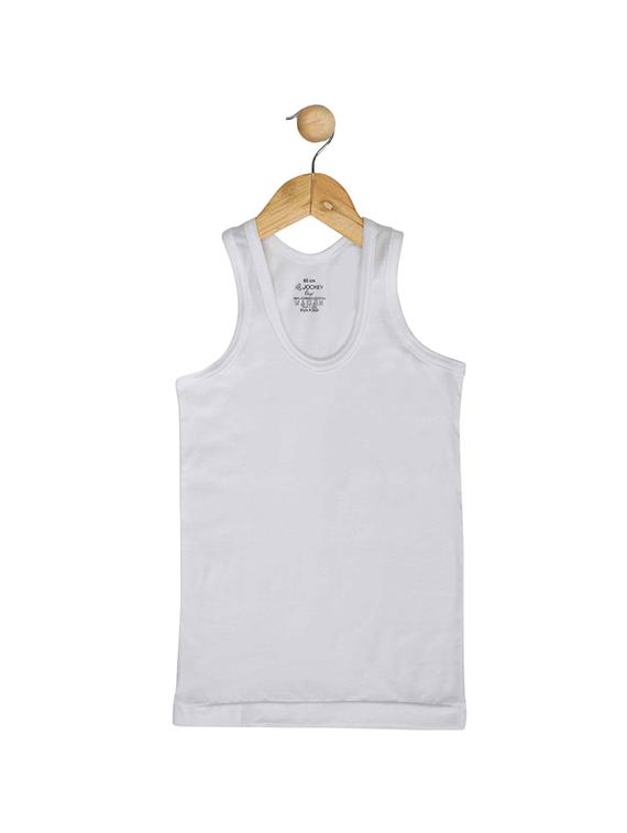 white cotton vest - 14593847 - Zoom Image - 5