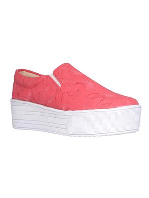 red plimsolls casual shoe - 14597934 - Standard Image - 2