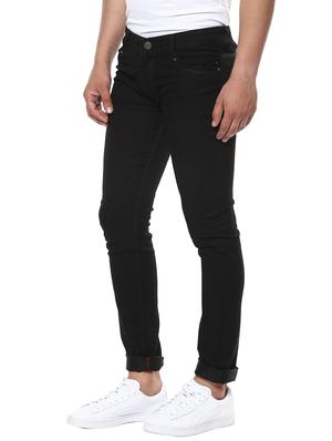 black cotton plain jeans - 14598378 - Standard Image - 2