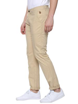 beige cotton chinos casual trousers - 14601198 - Standard Image - 2