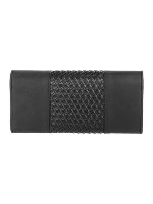 black leatherette regular clutch - 14605644 - Standard Image - 2