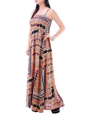 multi colored maxi dress - 14608234 - Standard Image - 2
