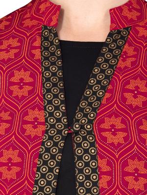 Printed layered kurta - 14610328 - Standard Image - 5