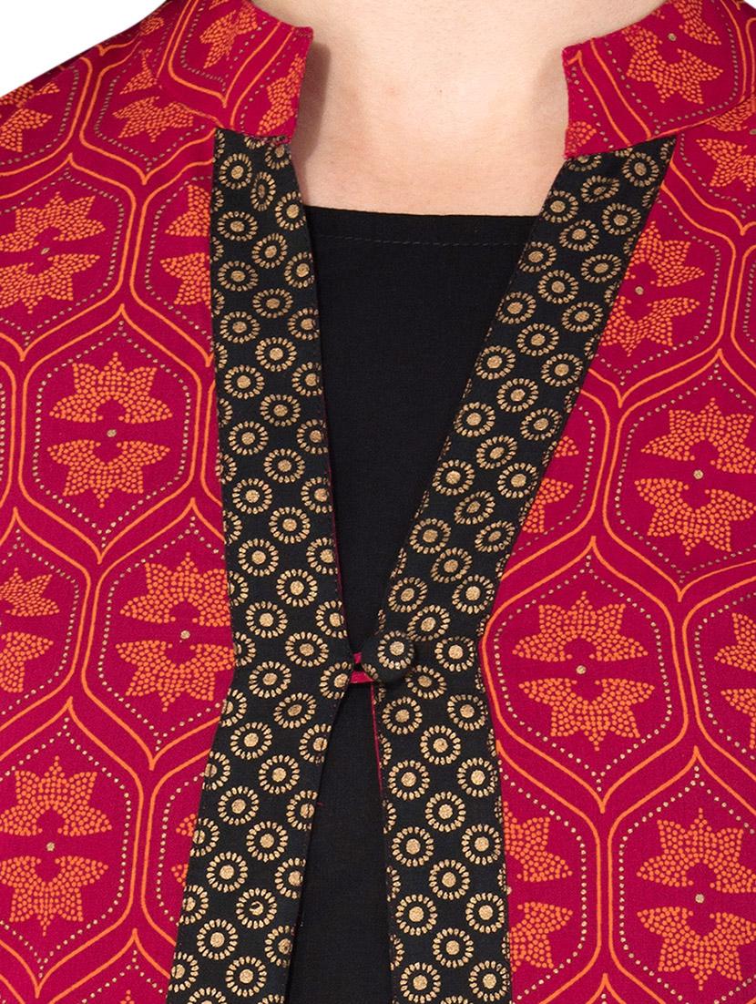 Printed layered kurta - 14610328 - Zoom Image - 5