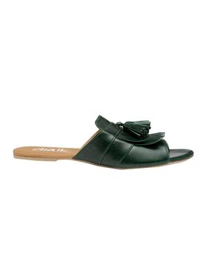 green faux leather mules sandals - 14614851 - Standard Image - 2