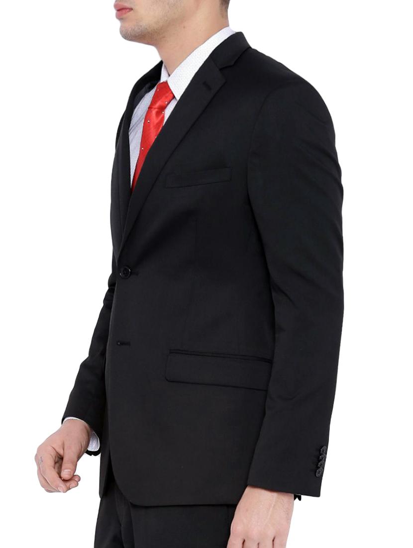 black cotton formal blazer - 14616112 - Zoom Image - 2