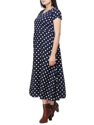 navy blue a-line dress - 14616973 - Standard Image - 2