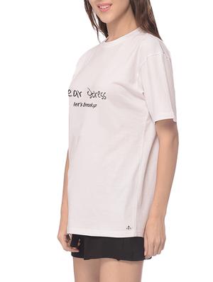 white cotton tee - 14617850 - Standard Image - 2