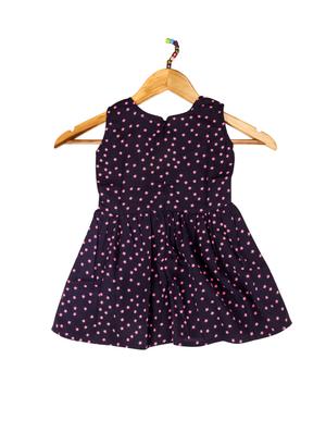 blue polyester frock - 14619939 - Standard Image - 2