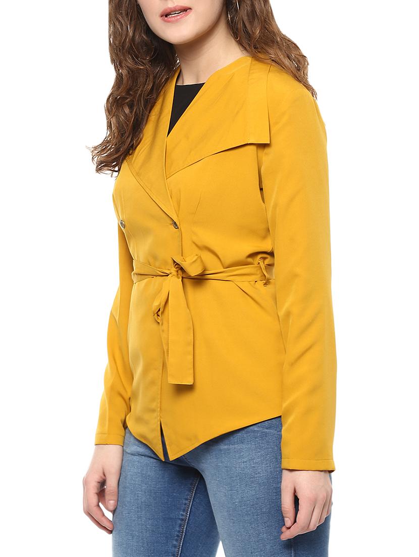 yellow solid jacket - 14635127 - Zoom Image - 2