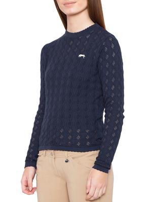 navy blue cotton pullover - 14637934 - Standard Image - 2