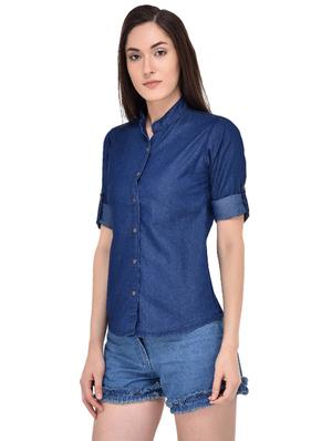 blue denim shirt - 14638957 - Standard Image - 2
