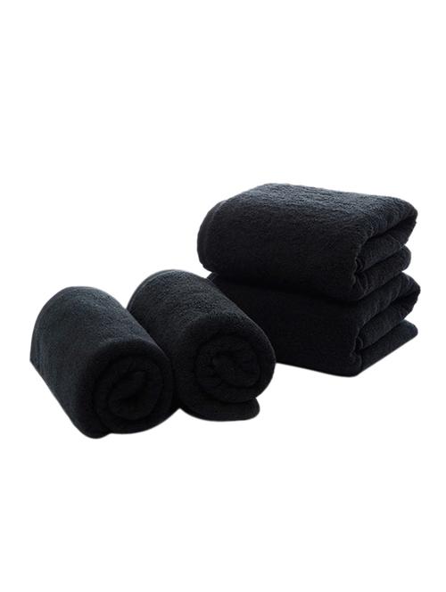 Plain 450 GSM Large Bath towel pack of 4 - 14640510 - Standard Image - 1