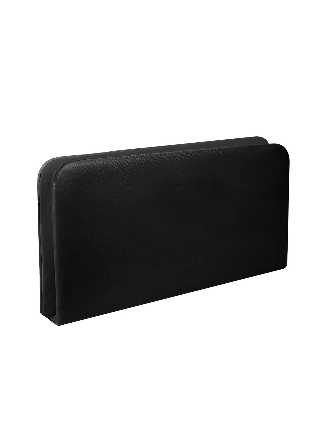 black leatherette regular clutch - 14640705 - Zoom Image - 2