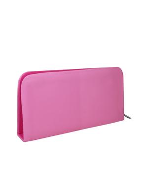 pink leatherette regular clutch - 14640709 - Standard Image - 2
