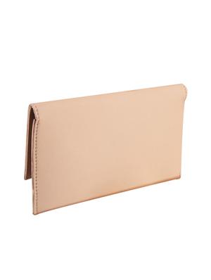 beige leatherette regular clutch - 14640723 - Standard Image - 2