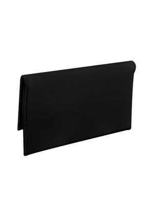 black leatherette regular clutch - 14640724 - Standard Image - 2