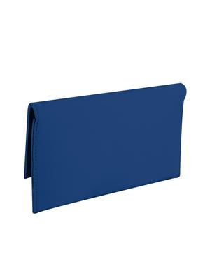 blue leatherette regular clutch - 14640727 - Standard Image - 2