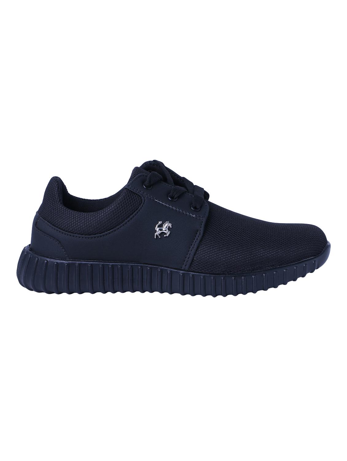 black Mesh lace up sport shoe - 14641219 - Zoom Image - 2