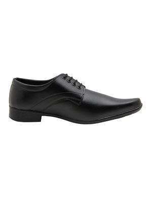 black leatherette lace-up derby - 14641242 - Standard Image - 2