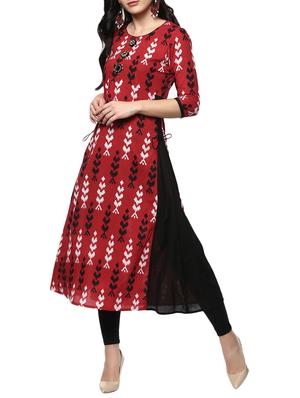 tie up kalidar kurta - 14641385 - Standard Image - 2