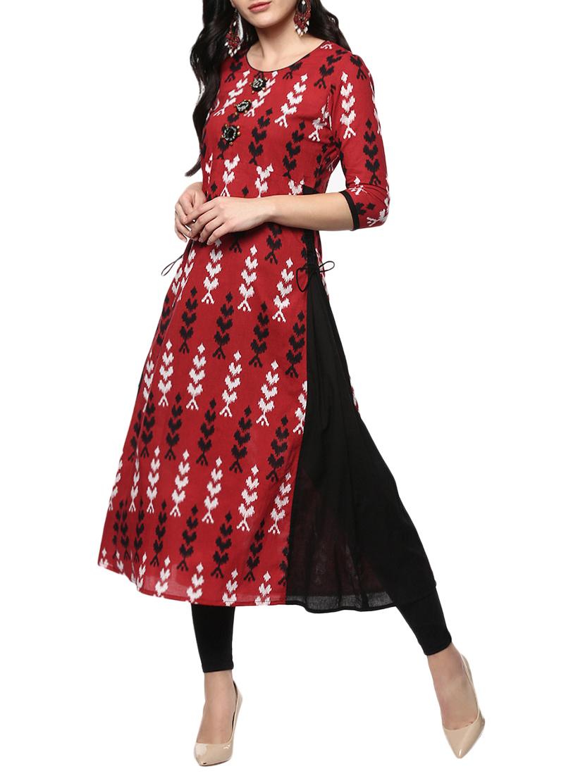 tie up kalidar kurta - 14641385 - Zoom Image - 2