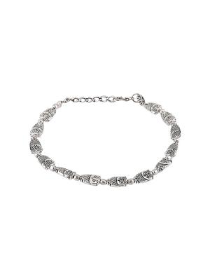 silver metal bracelet - 14648620 - Standard Image - 2