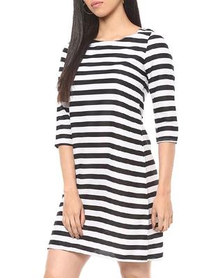 striped shift plus dress - 14651534 - Standard Image - 2