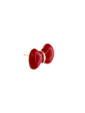 red metal studs earringss - 14651810 - Standard Image - 2