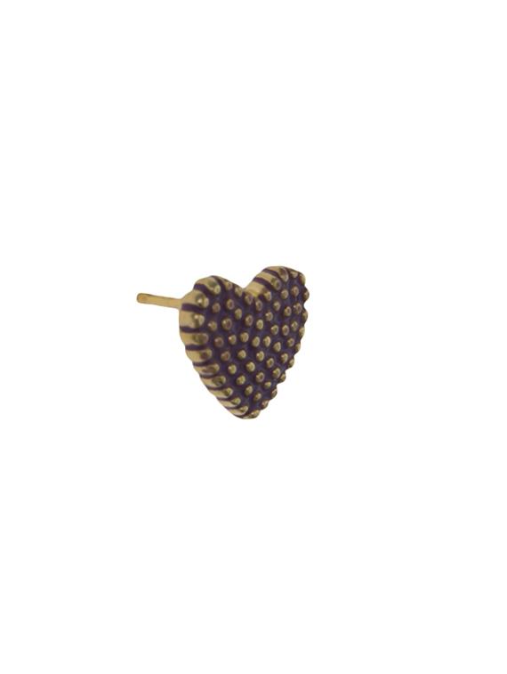 brown metal studs earrings - 14652696 - Zoom Image - 2