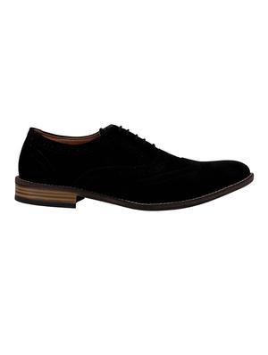 black Suede lace-up brouge - 14652805 - Standard Image - 2
