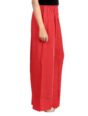 orange solid palazzo - 14652854 - Standard Image - 2
